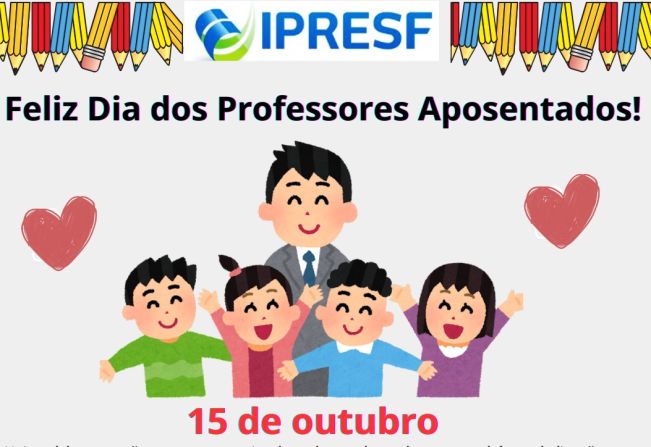 Feliz Dia dos Professores Aposentados!
